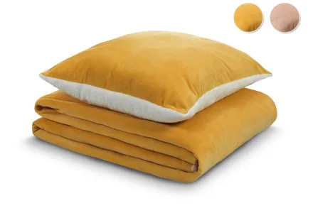 Set din cuvertura si perna Dormeo Warm Hug