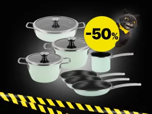 Set de vase Delimano Nordic Mint Mega (10 un.)