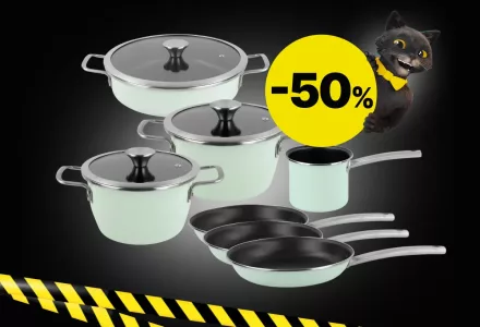 Set de vase Delimano Nordic Mint Mega (10 un.)