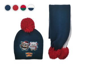 Mini Bufnița Dormeo Set pălărie și eșarfă