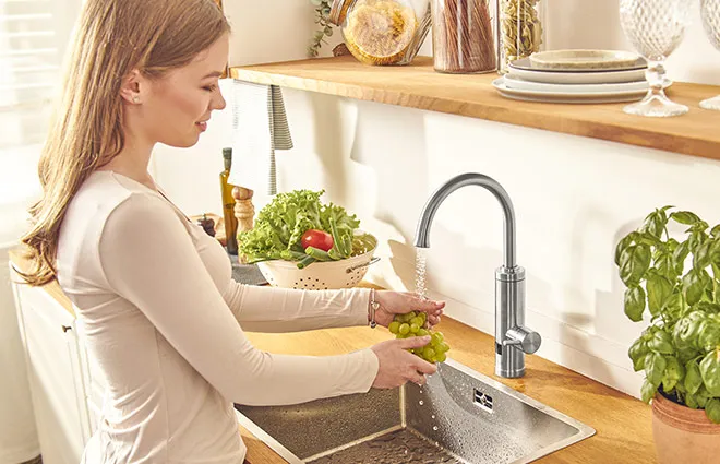 Montaj robinet electric Delimano pentru bucatarie