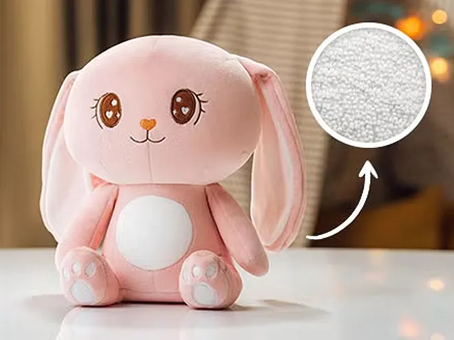 Miss Honey Bunny - perna jucarie 2in1 pentru calatorii Dormeo