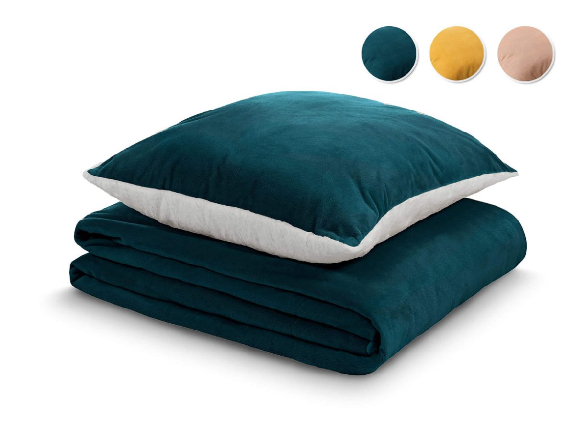 Set din cuvertura si perna Dormeo Warm Hug