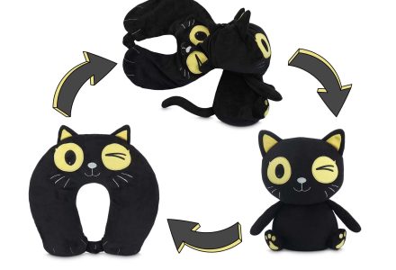 Pisicuta Mia - perna jucarie 2in1 pentru calatorii Dormeo