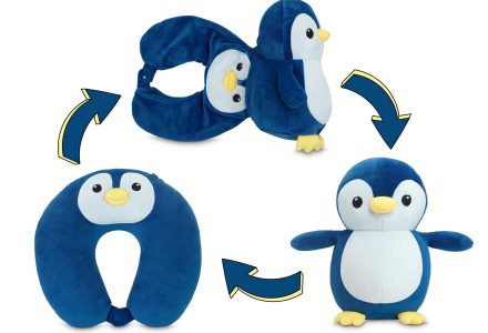 Pingo Pinguin - perna jucarie 2in1 pentru calatorii Dormeo