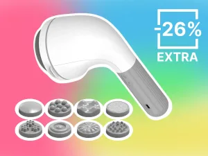 Dispozitiv pentru masaj fără fir Wellneo Super Relax