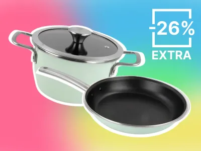 Cratiță cu capac Delimano Nordic Mint