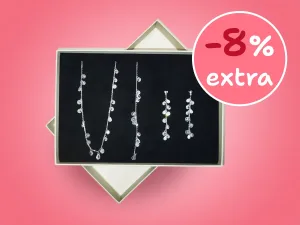 Set bijuterii OKTO Rainfalls (argint 925)