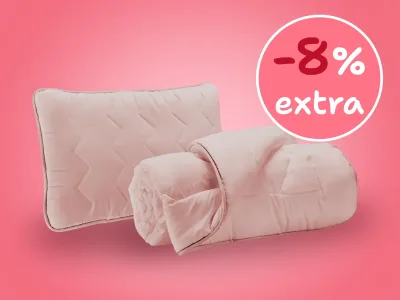 Set plapumă și pernă Dormeo Velvet