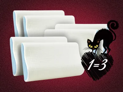 Set din 2 perne anatomice Dormeo Siena MF