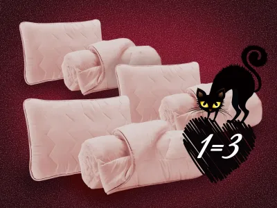 Set plapumă și pernă Dormeo Velvet