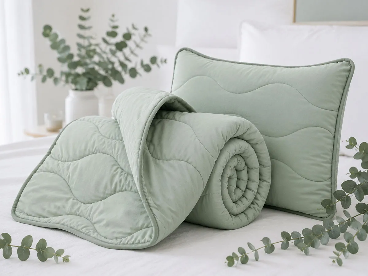 Set plapumă și pernă Dormeo Nature Eucalyptus